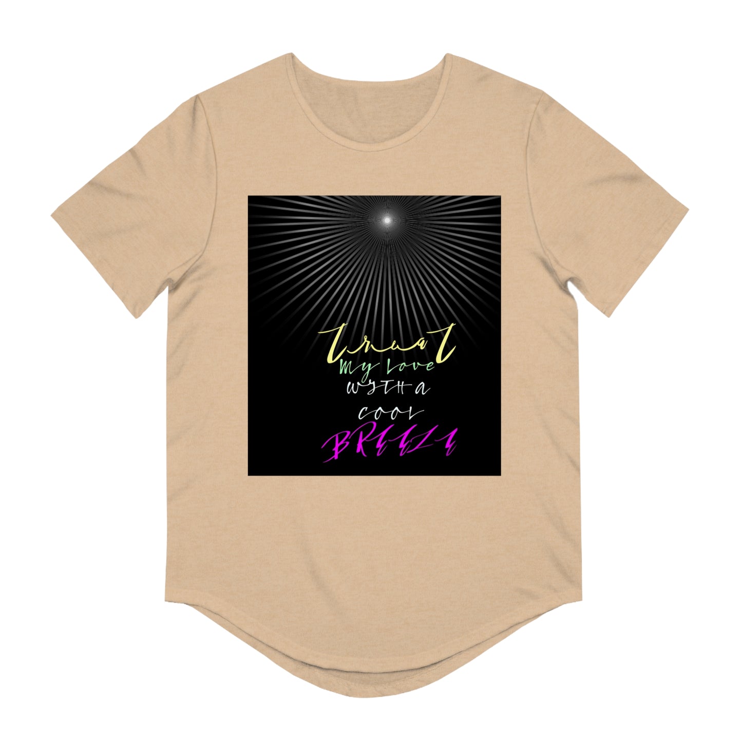 Men's Jersey Curved Hem Tee