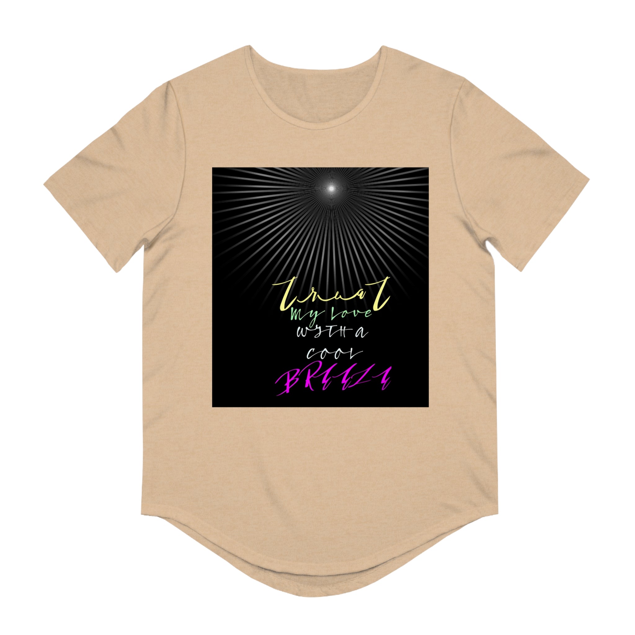Men's Jersey Curved Hem Tee
