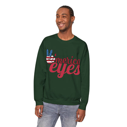 America Eyes Sweatshirt: Unisex, Heavy blend