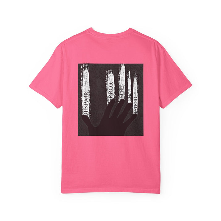 Garment-Dyed T-shirt, Unisex Black Graphic Tee, Motivational Shirt, Casual Streetwear, Perfect Gift for Friends Printify