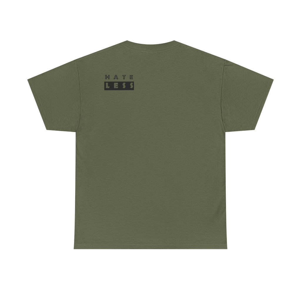 HATE LESS Unisex Heavy Cotton Tee - Comfortable Casual Wear