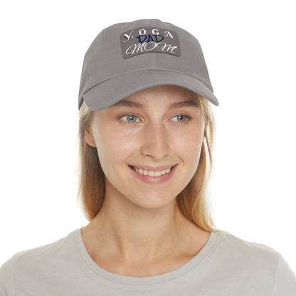 Yoga Dad Hat with Leather Patch - Casual Style for Active Parents