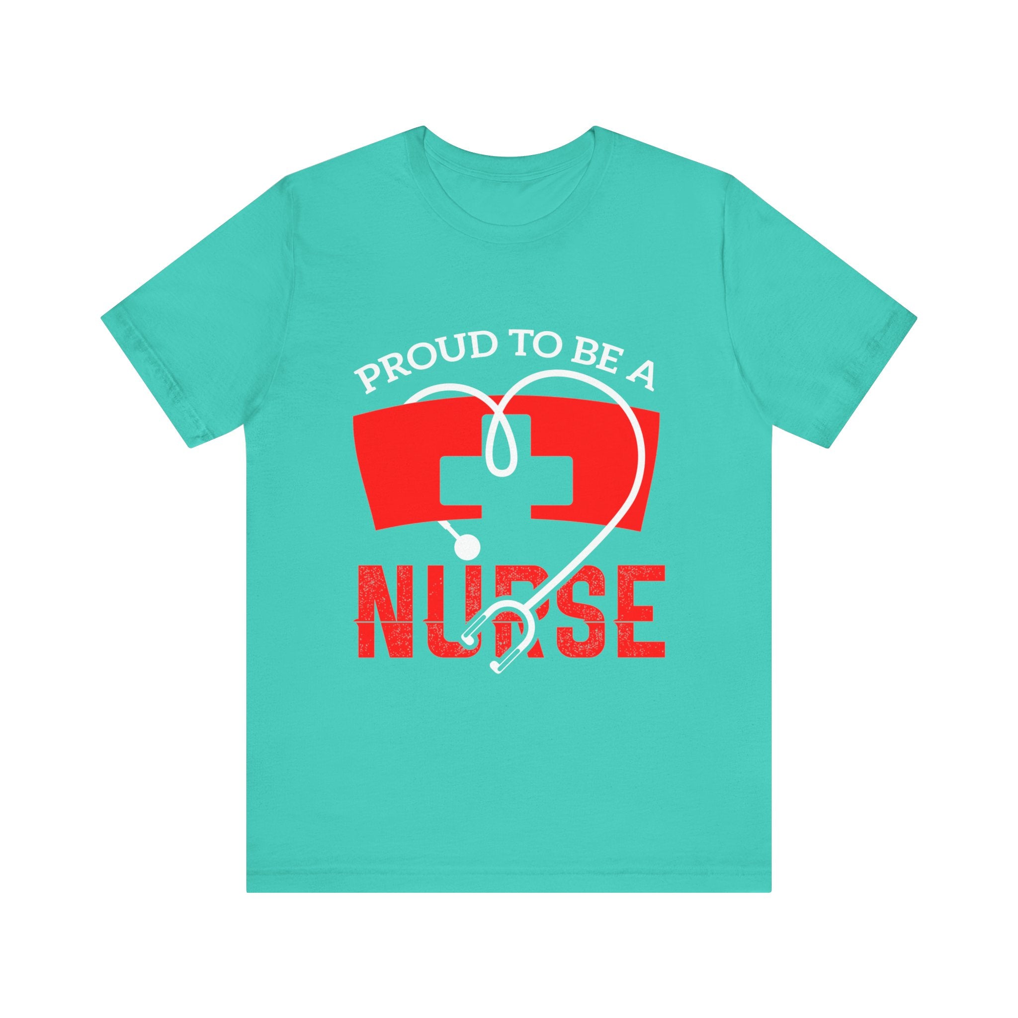 Fier d’être un tee-shirt unisexe infirmière 