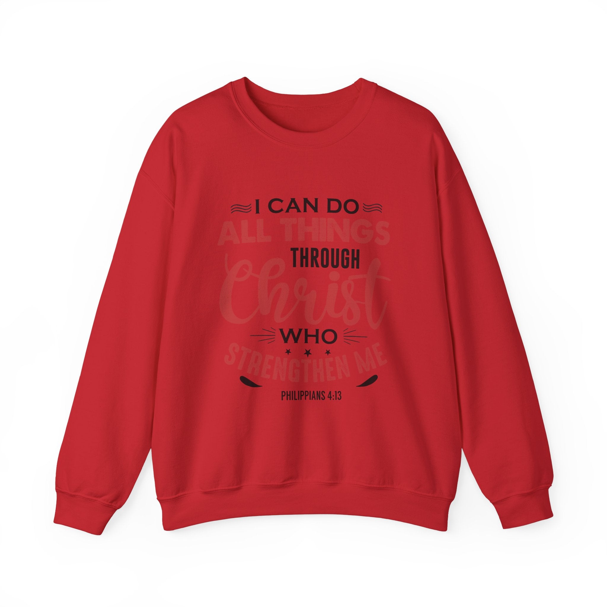 Je peux tout faire à travers le Christ Sweat-shirt unisexe 