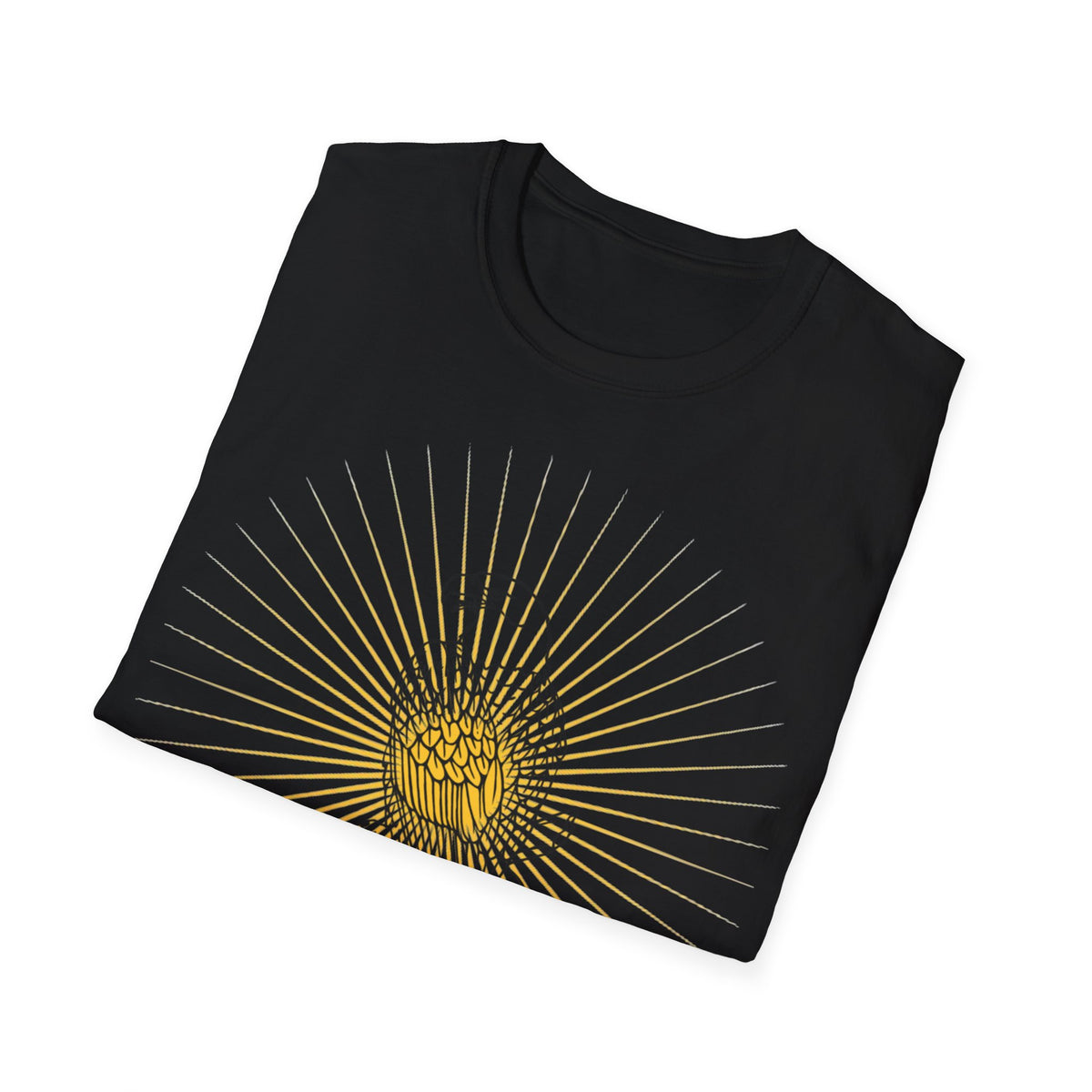 Rcnsons Unisex Softstyle Eagle Sun Wave T-Shirt