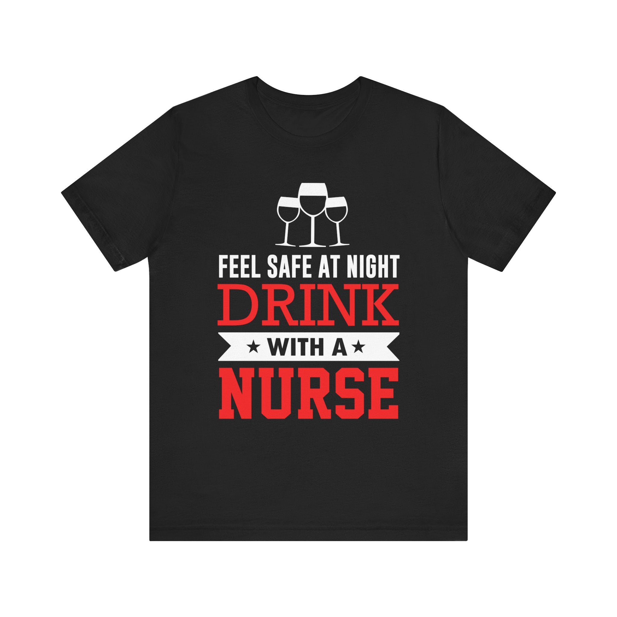 Sentez-vous en sécurité la nuit, buvez un tee-shirt unisexe 