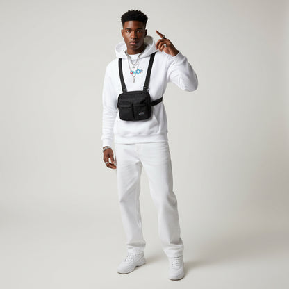 AMORX Unisex Hooded Sweatshirt - Cool and Edgy Love Typography Design Printify