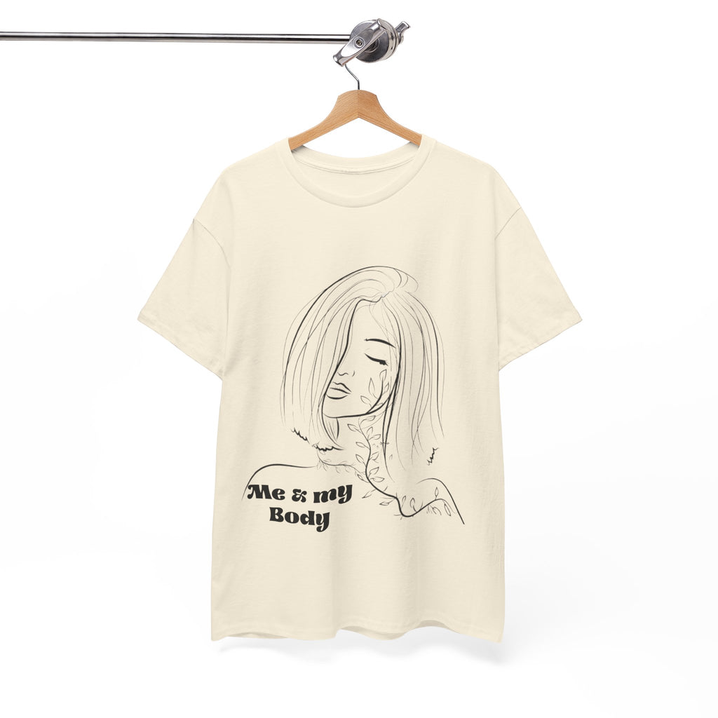 Unisex Faded Cotton Me my Body  Tee