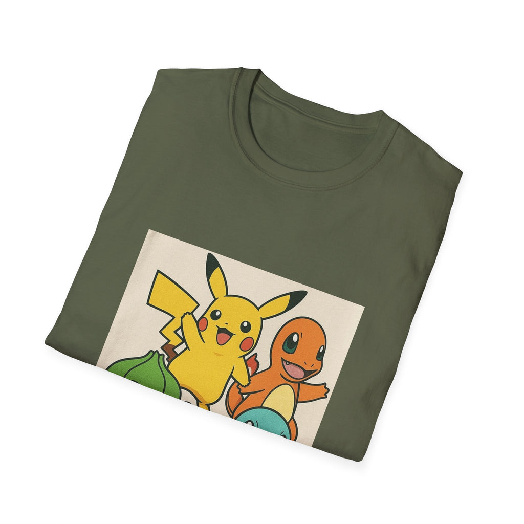 Colorful Play Graphic T-Shirt, Cute Casual Tee, Gamer Gift, Birthday Present, Unisex Style, Cartoon Apparel