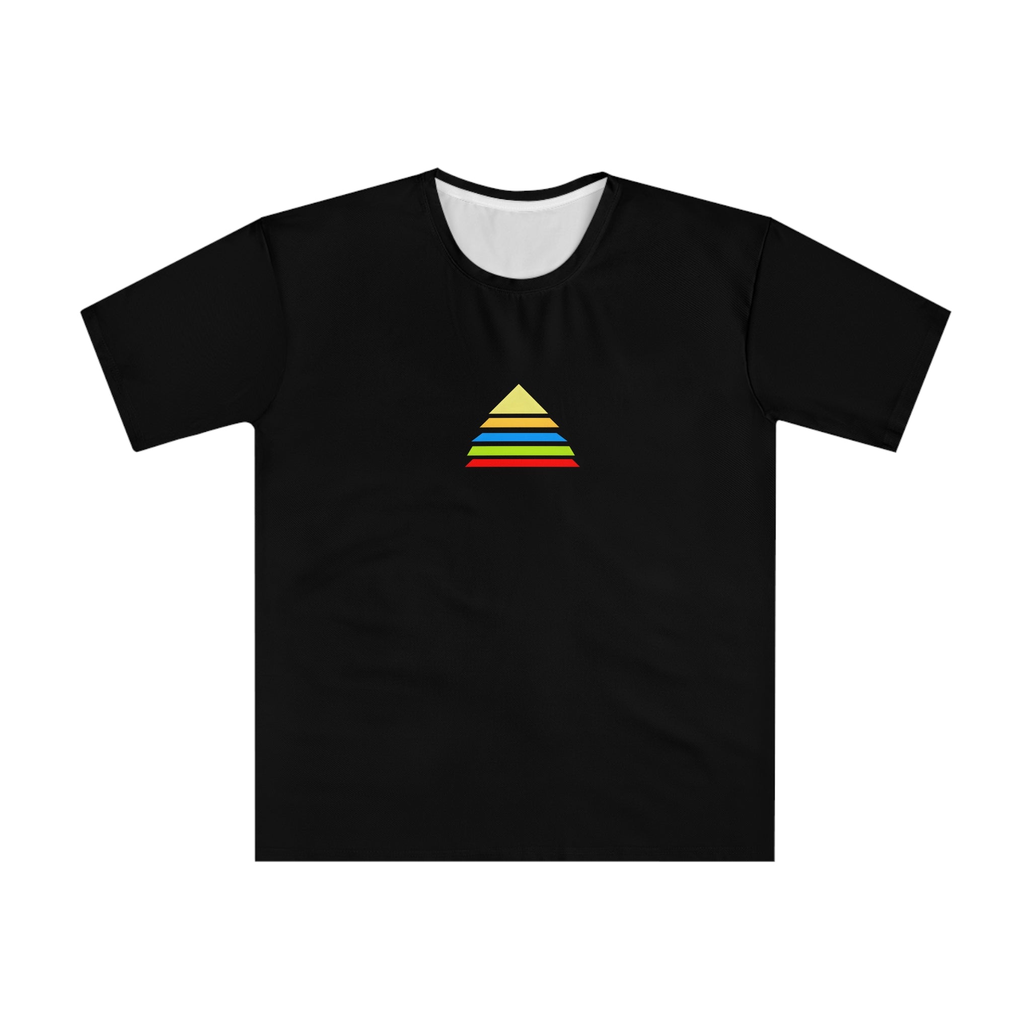 Men's Loose Pyramid Design T-shirt