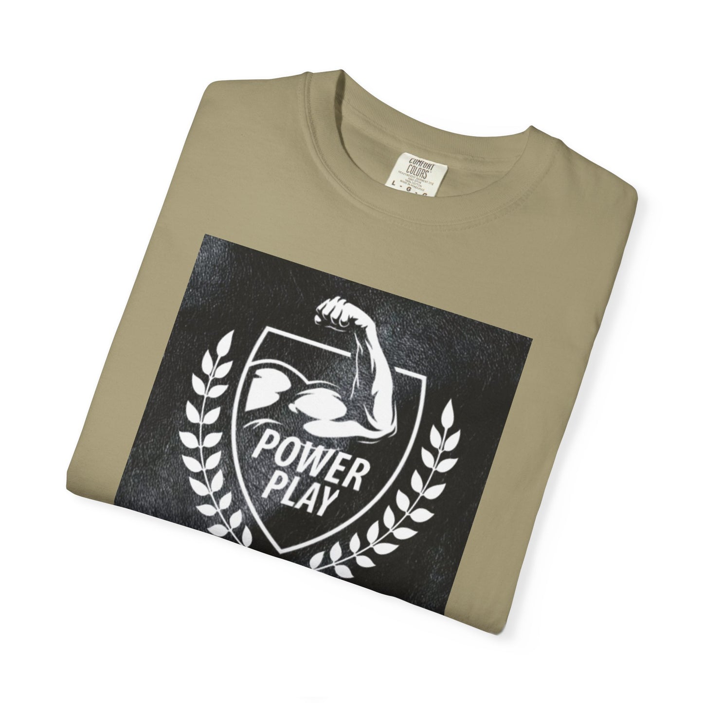 Power Play Unisex Garment-Dyed T-Shirt - Gym Motivation Apparel
