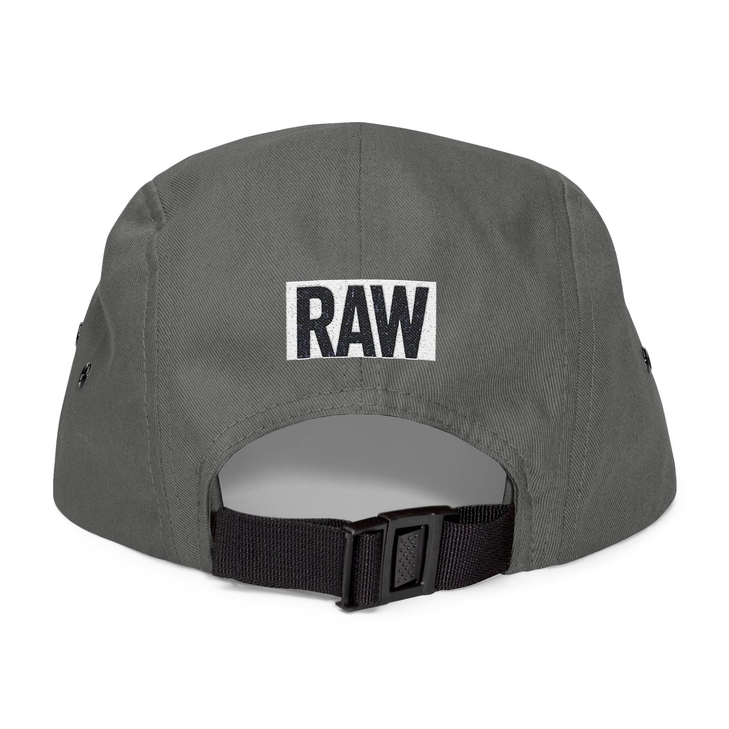 Stylish 5 Panel Cap | Embroidered RAW Hat, Trendy Streetwear, Gift for Him, Outdoor Cap, Summer Accessory Printify