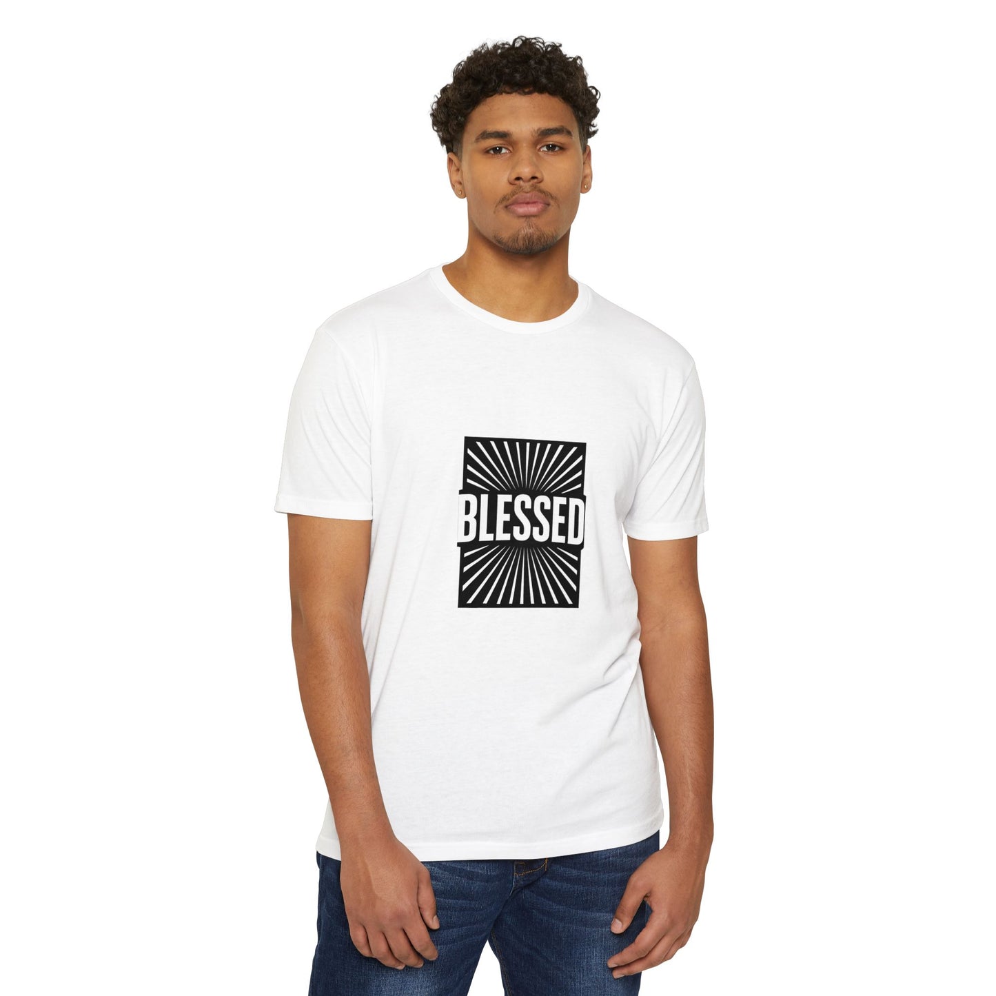 Blessed T-Shirt — 'blessed' Script Graphic Christian Tee