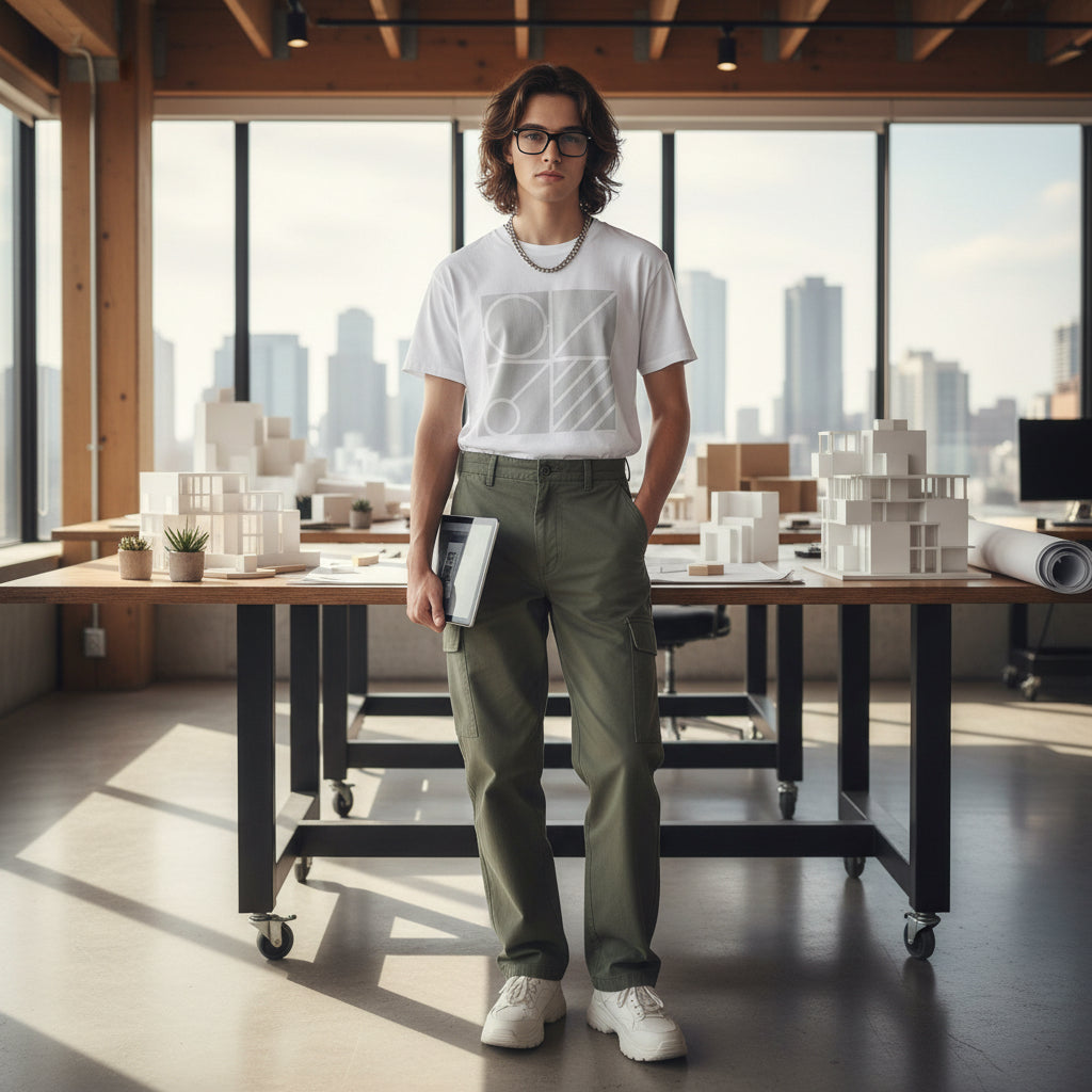 Minimalist Graphic Tee, Casual Unisex T-Shirt, Trendy Cotton Shirt, Everyday Wear, Art-Inspired Apparel, Gift for Him/Her Printify