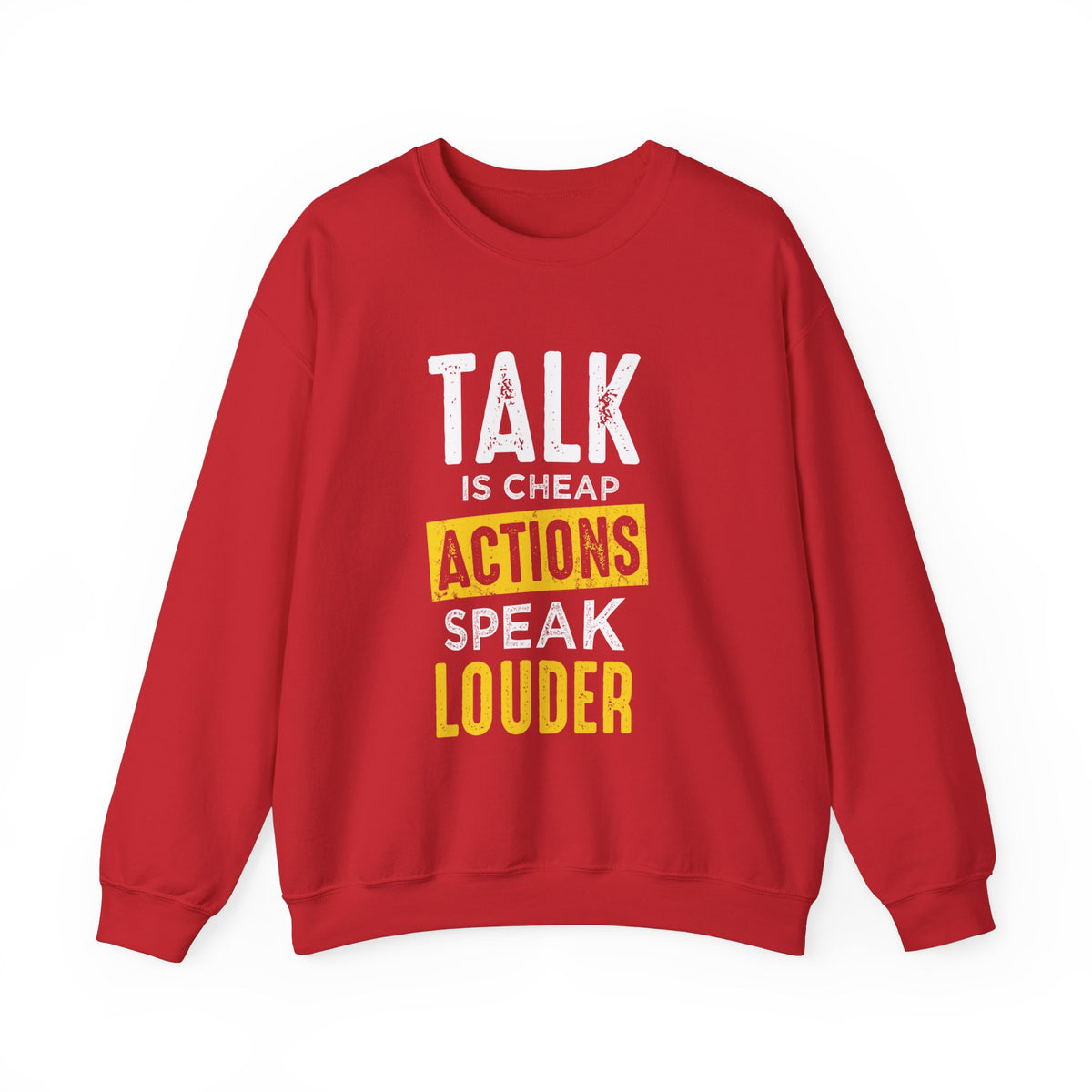 Parler, c’est des actions bon marché, parler plus fort, sweat-shirt unisexe 