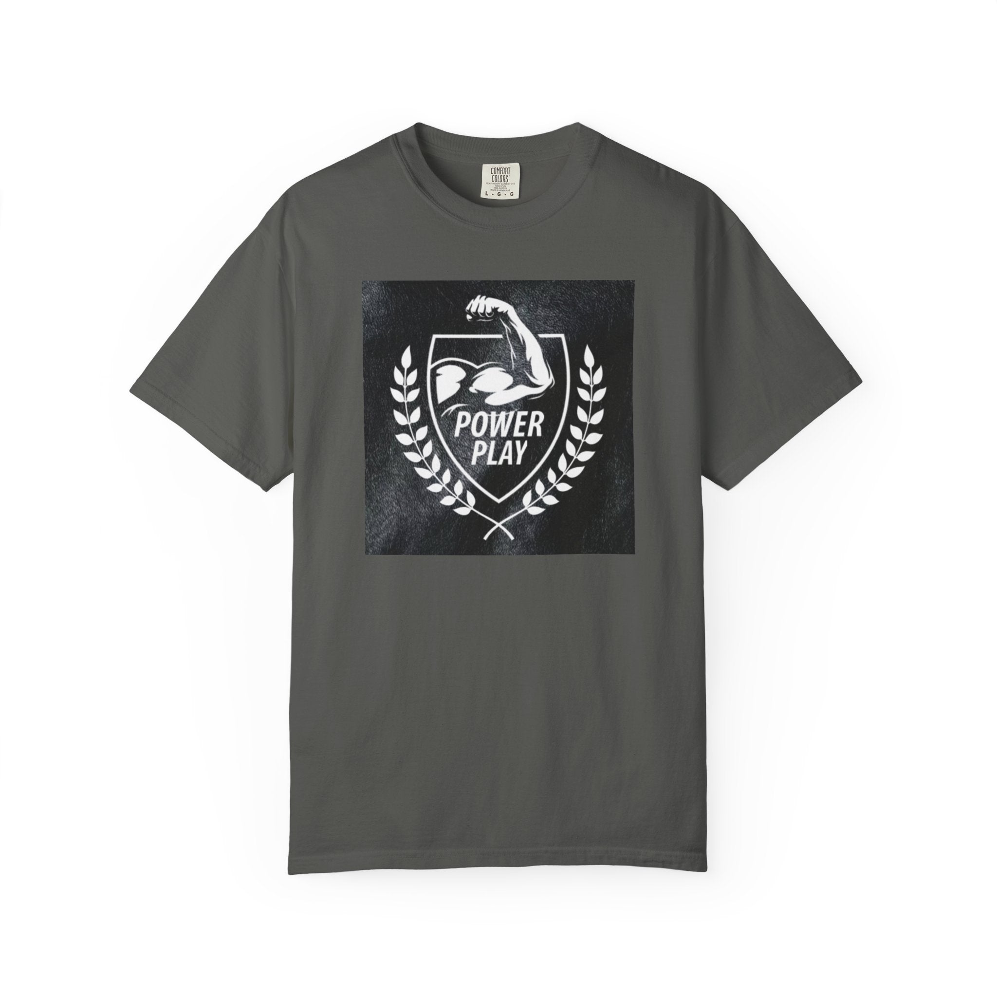 Power Play Unisex Garment-Dyed T-Shirt - Gym Motivation Apparel