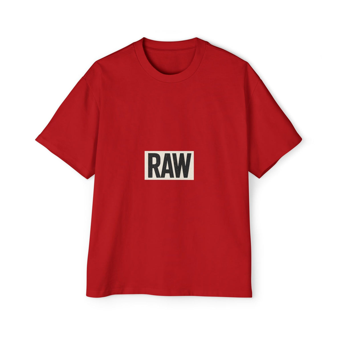 Oversized Tee - Raw Unique Design Printify