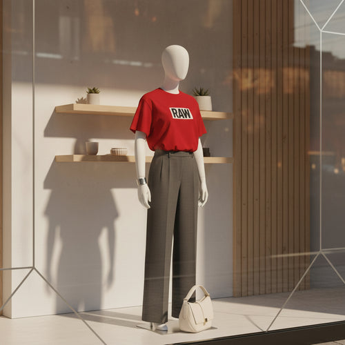 Oversized Tee - Raw Unique Design Printify