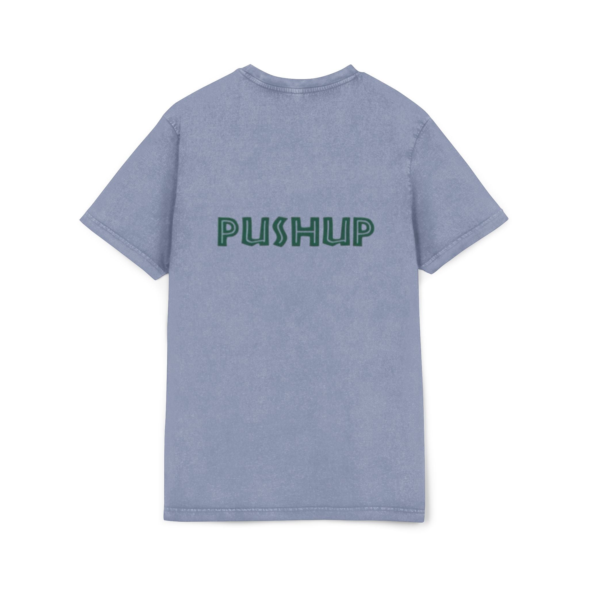 Acid Washed Pushup Tee - Unisex Vintage Style T-Shirt