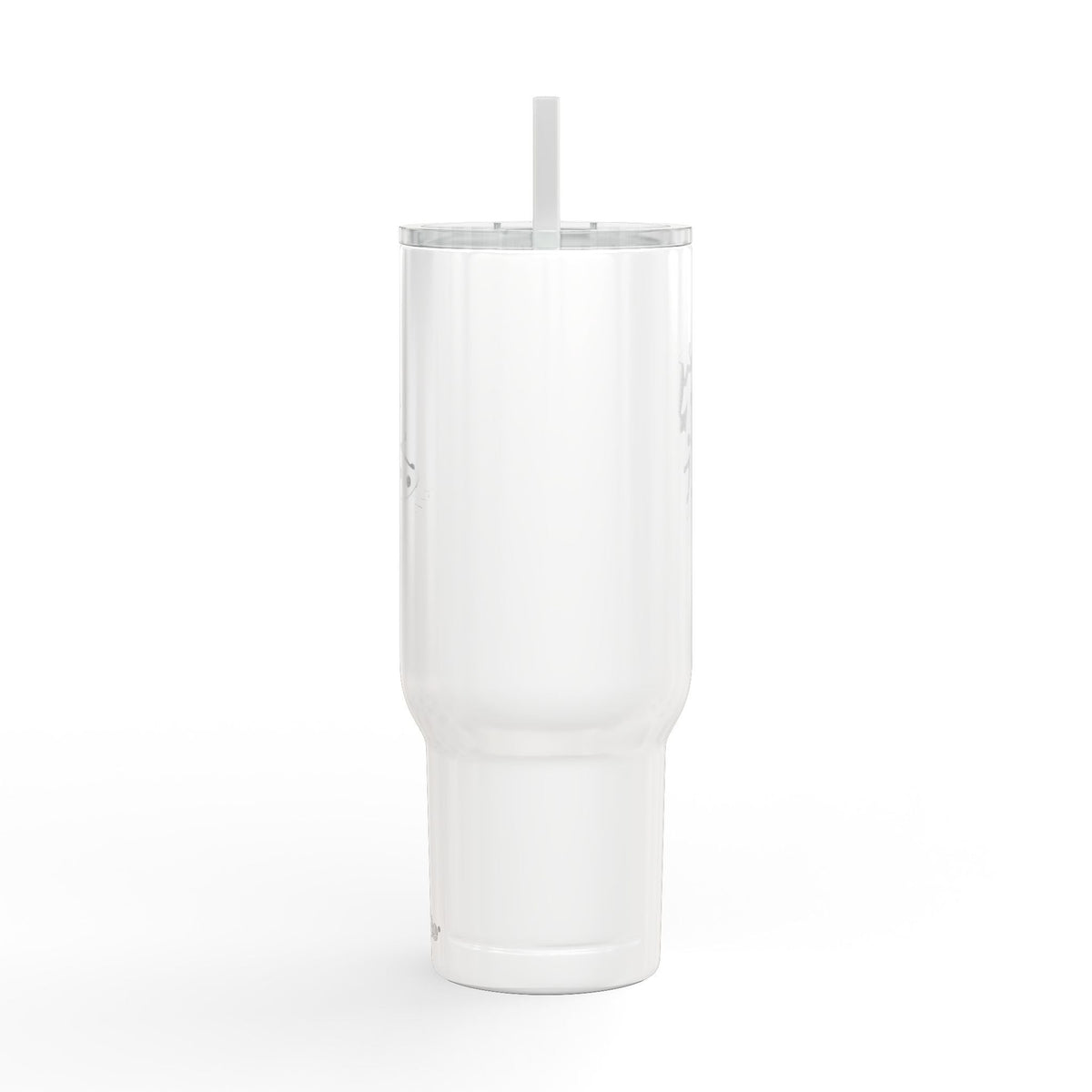 Tumbler with Lid, 40oz - 'Hello Santa' Engraved Design Printify