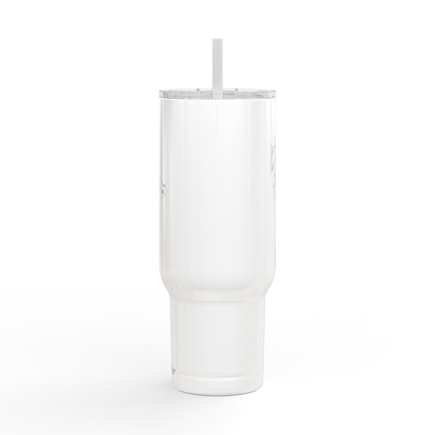 Tumbler with Lid, 40oz - 'Hello Santa' Engraved Design Printify