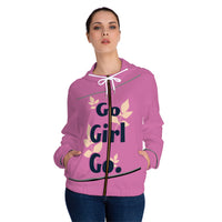 Women’s Full-Zip Hoodie ' Go Girl Go' Design
