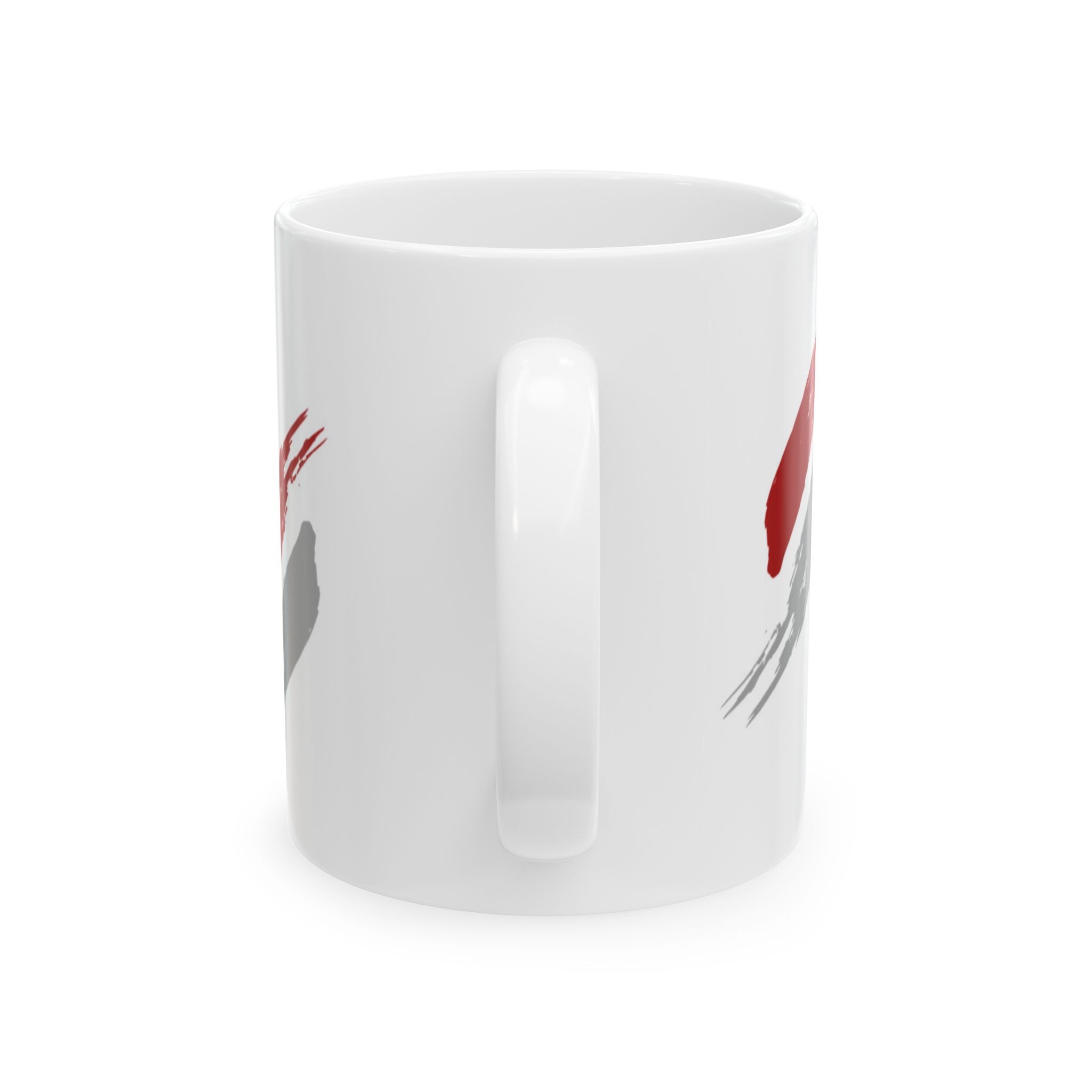 Artistic Brushstroke Ceramic Mug - Coffee Cup, Tea Mug, Handcrafted Gift, Modern Art Decor, Home Kitchen Essentials