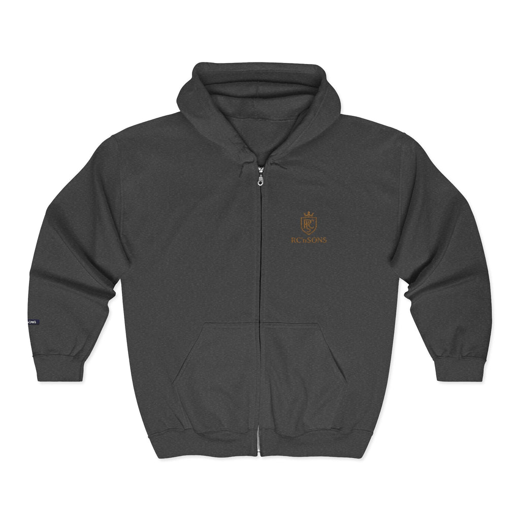 Cozy Unisex Zip-Up Hoodie with Modern Design for Everyday Wear, Cool Gift for Him or Her, Perfect for Fall & Winter Printify