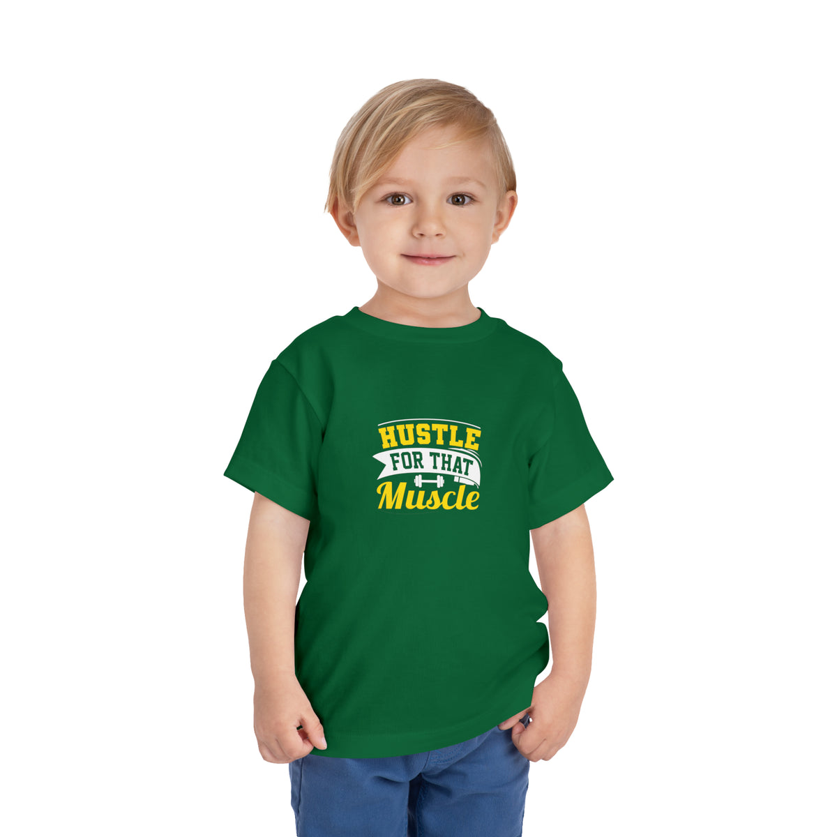 Hustle For That Muscle Toddler Tee