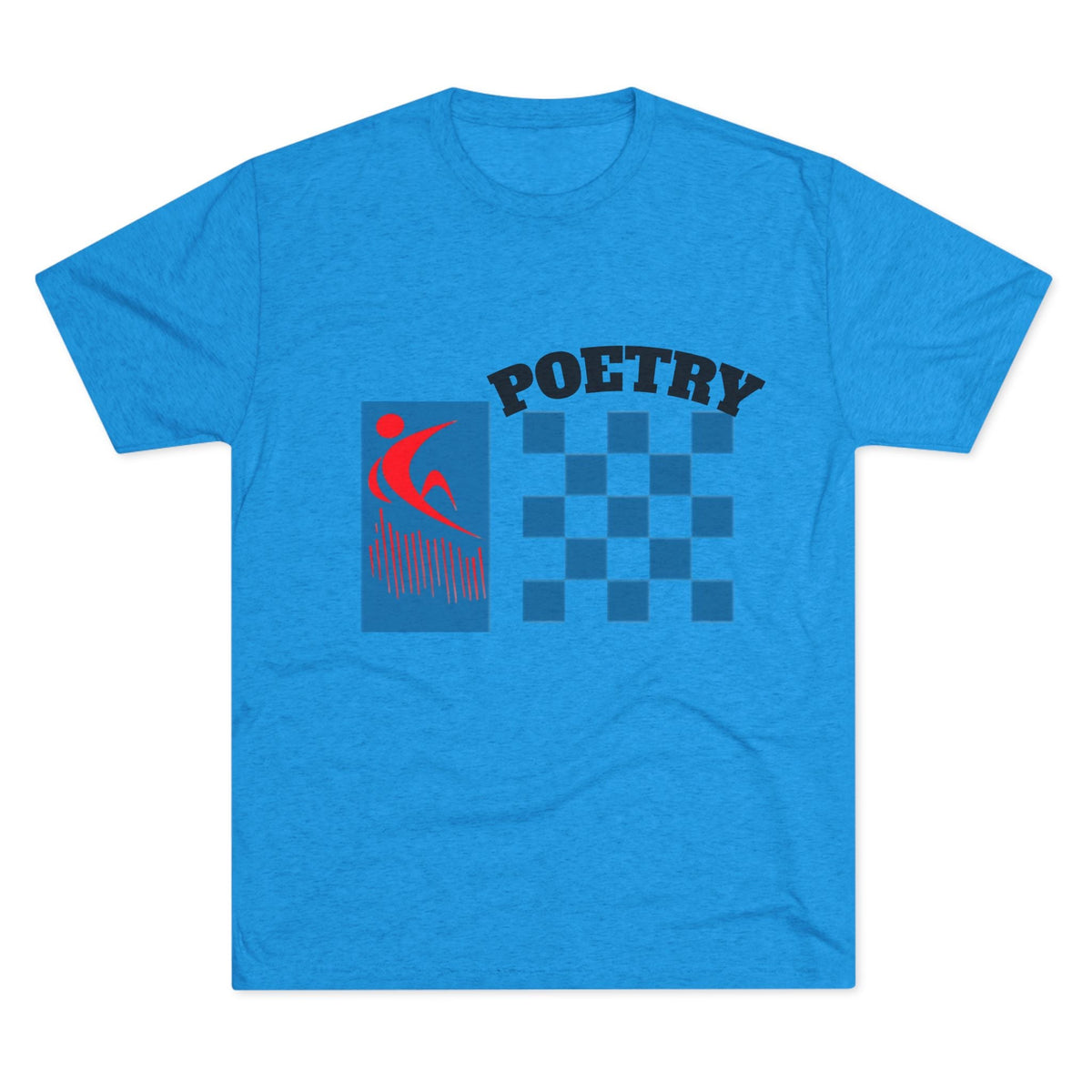 Poetry Inspired Unisex Tri-Blend Crew Tee - Soft Casual Wear for Artistic Souls, Perfect for Poetry Lovers, Gift for Writers, Creative [...] Printify