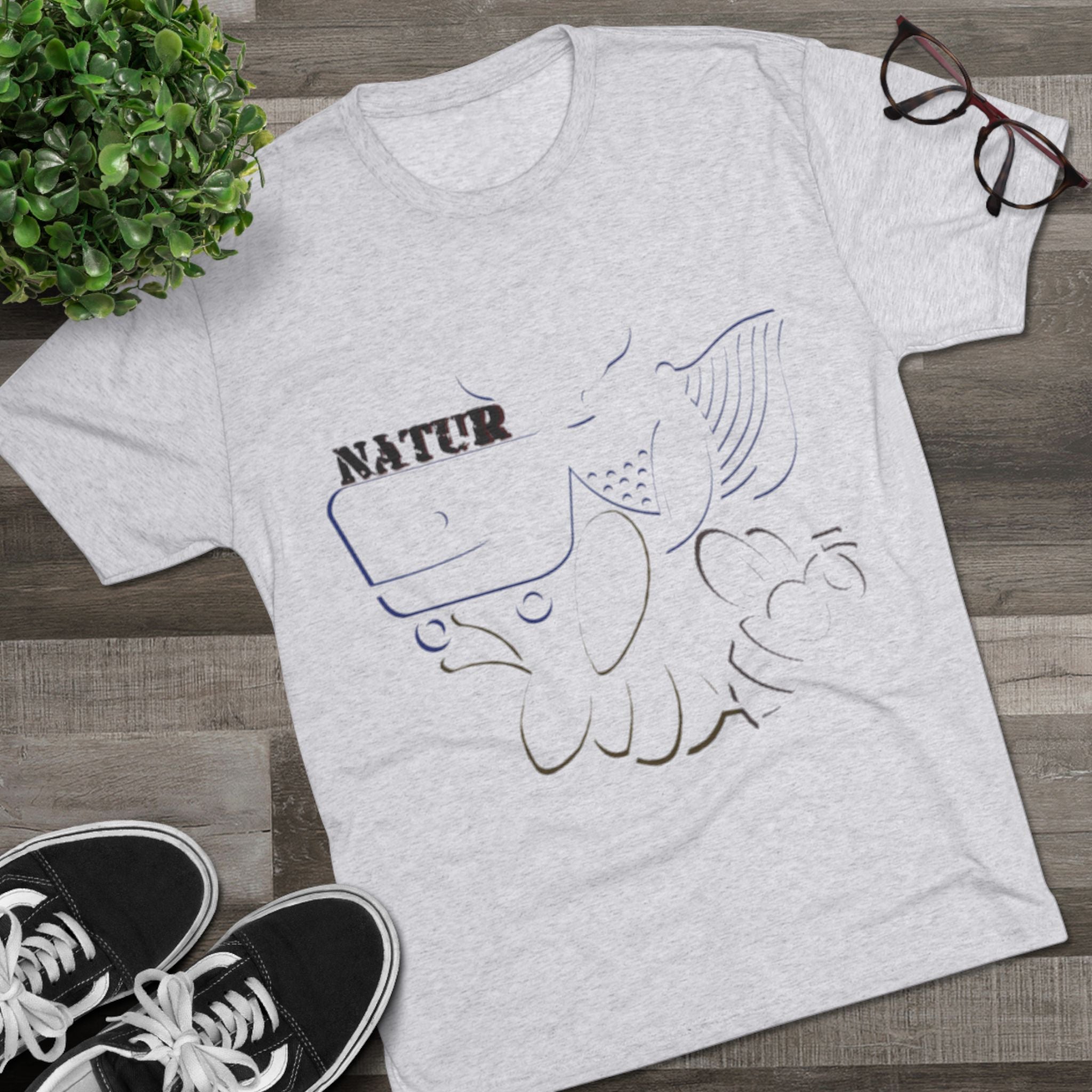Nature Inspired Tee - Unisex Tri-Blend Crew Tee