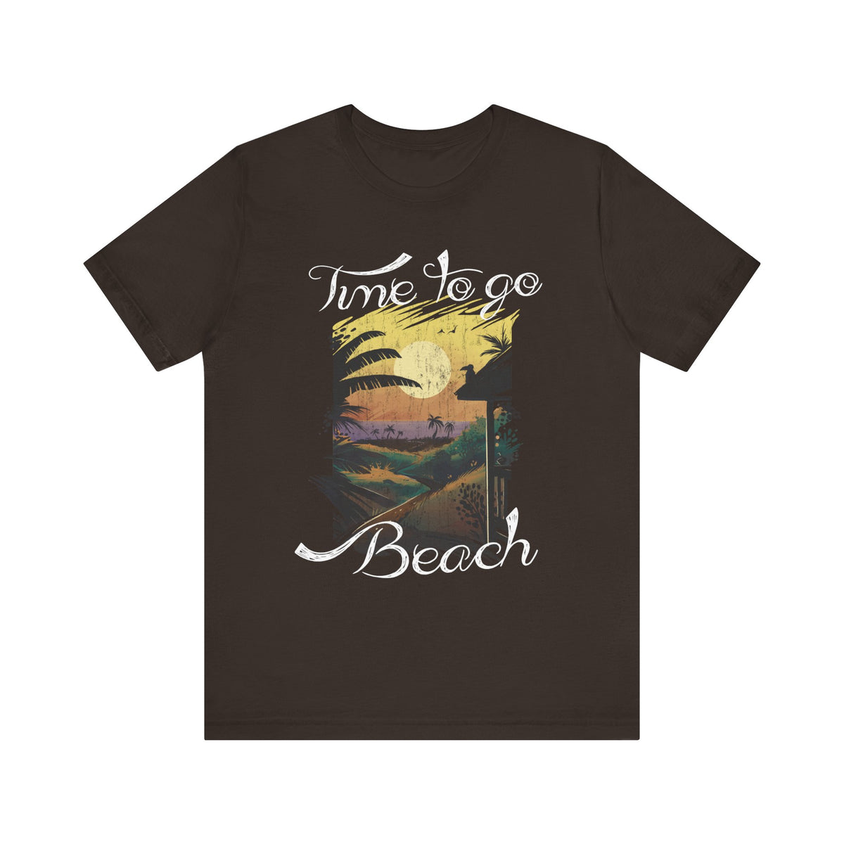 Il est temps d’aller à la plage Tee-shirt unisexe 