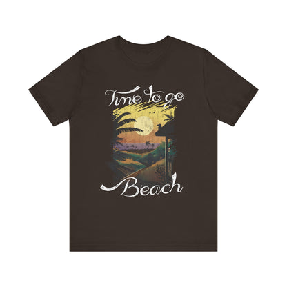 Il est temps d’aller à la plage Tee-shirt unisexe 