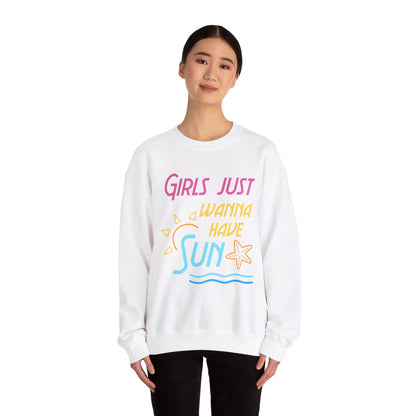 Les filles veulent juste avoir le sweat-shirt unisexe Sun 