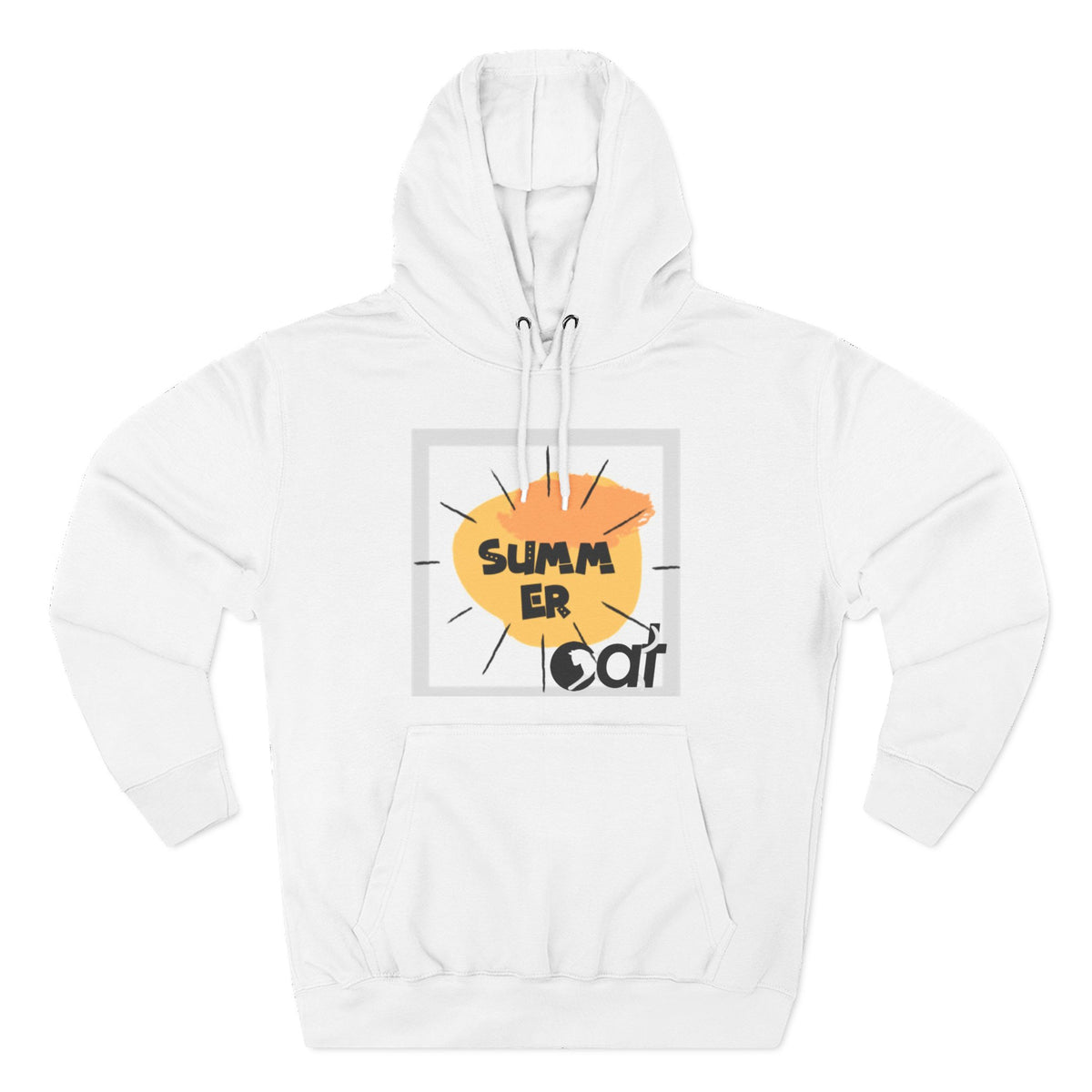 Summer Vibes Fleece Hoodie - Perfect for Relaxing Days
