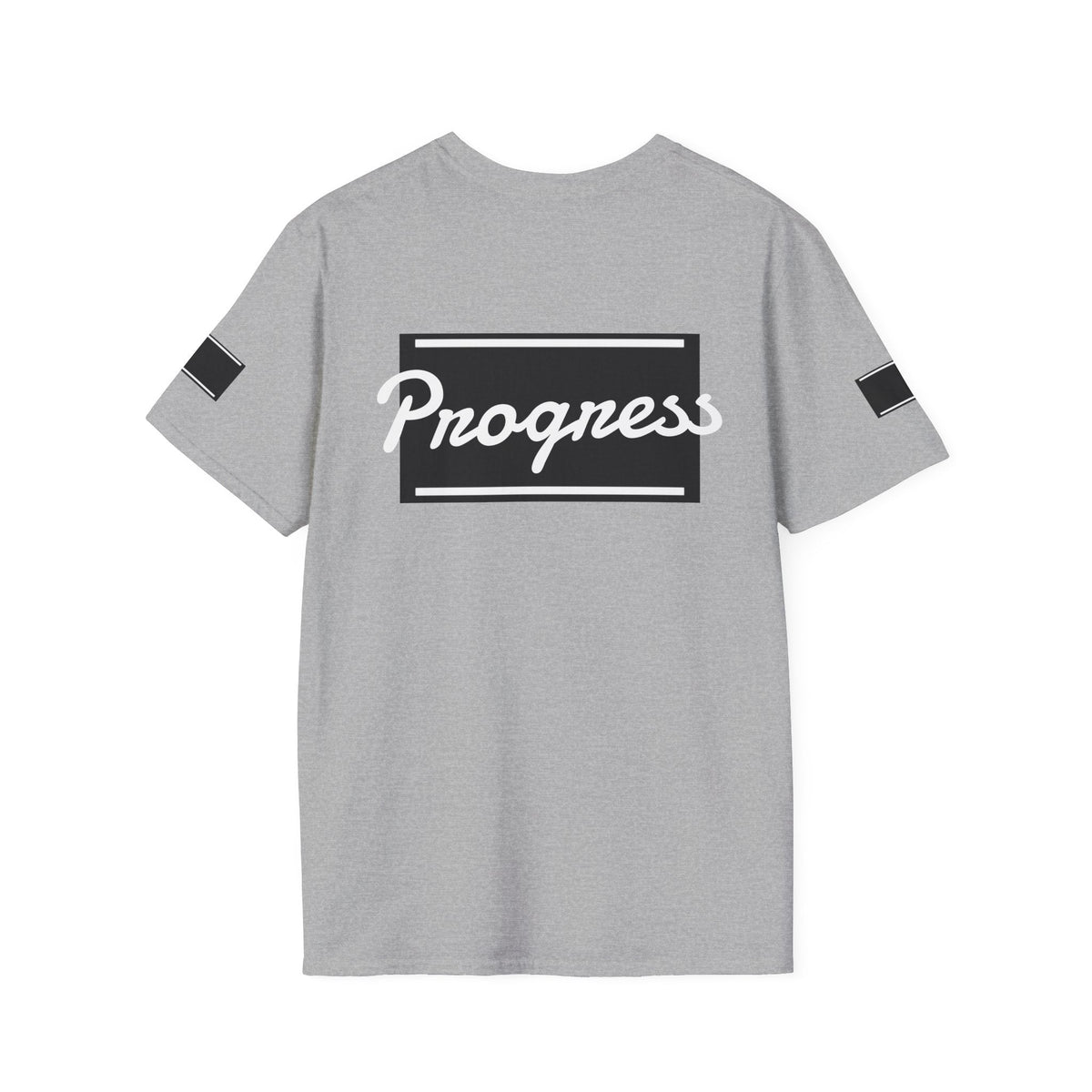 Motivational Unisex Softstyle T-Shirt | Progress Tee, Gift for Teens, Casual Wear, Workout Shirt, Inspirational Apparel Printify