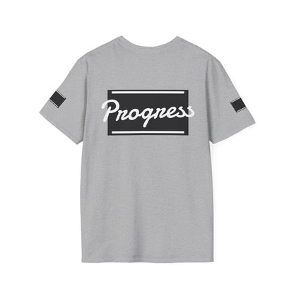 Motivational Unisex Softstyle T-Shirt | Progress Tee, Gift for Teens, Casual Wear, Workout Shirt, Inspirational Apparel Printify