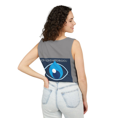 Tank Top Watching You Unisex Garment-Dyed