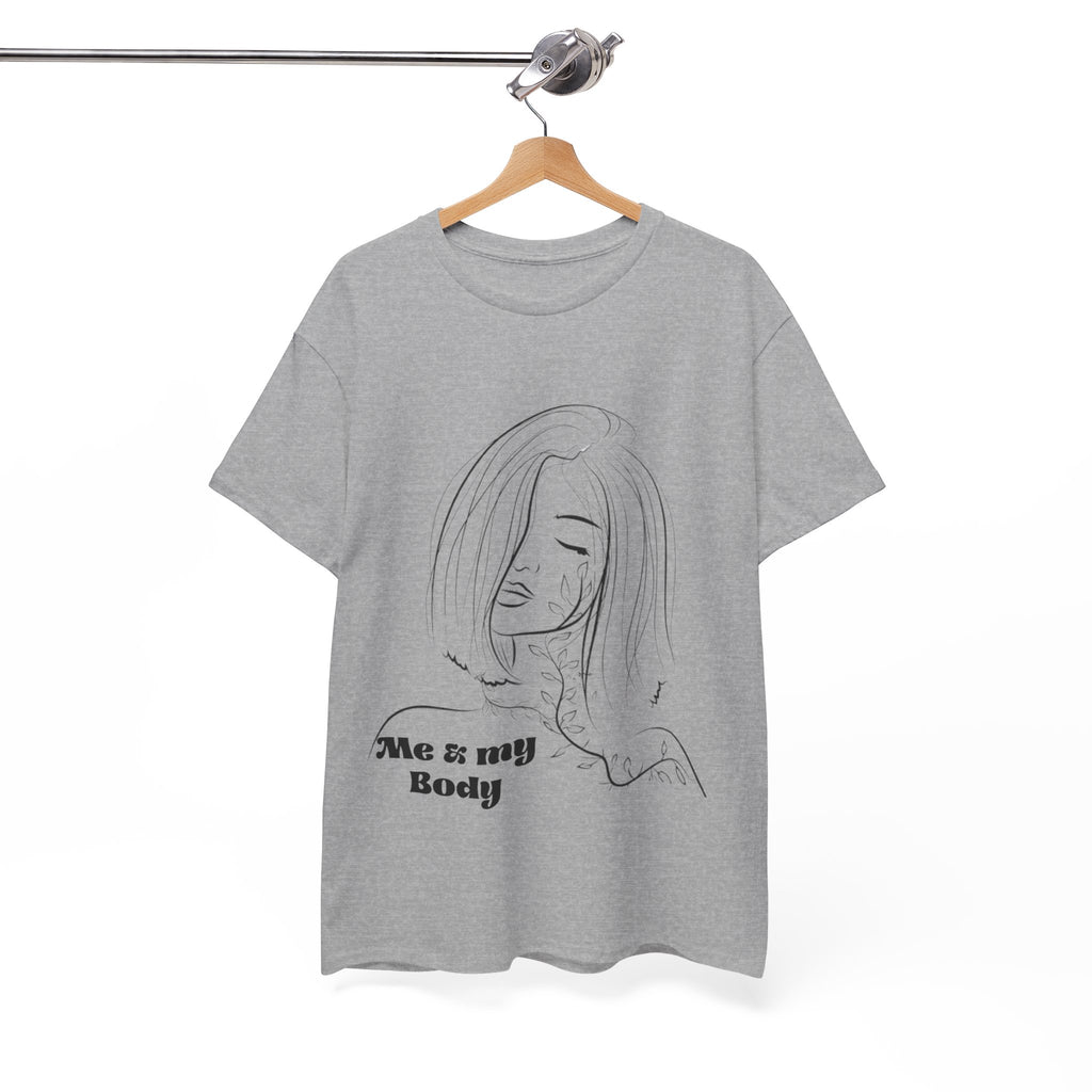 Unisex Faded Cotton Me my Body  Tee
