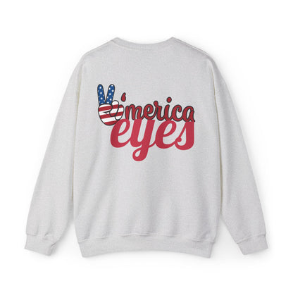 America Eyes Sweatshirt: Unisex, Heavy blend