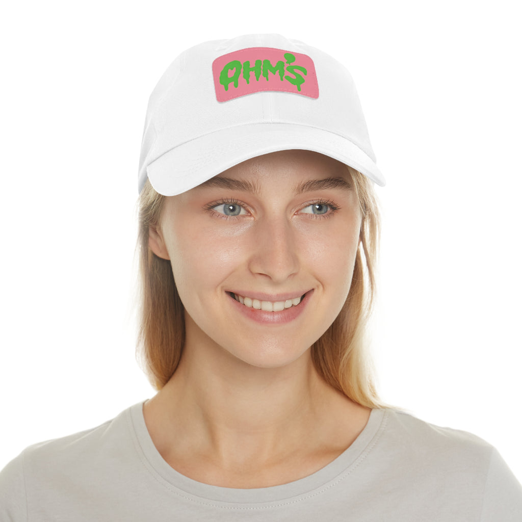 Dad Hat Olm's Cap Rectangle Leather Patch