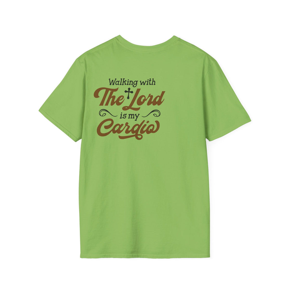 Faith-Inspired Unisex T-Shirt, The Lord is My Cardia, Christian Apparel, Spiritual Gift, Everyday Comfort Wear, Perfect for Church, [...] Printify