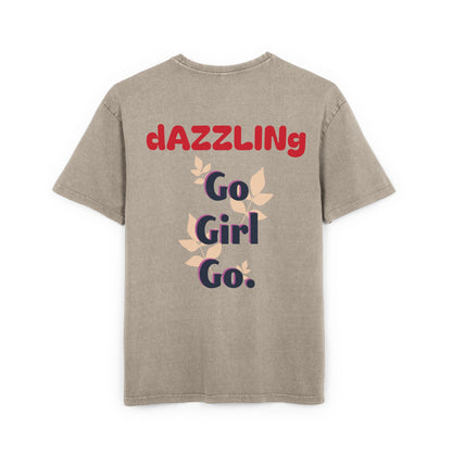 Oversize Tee - Dazzling 'Go Girl Go' Design