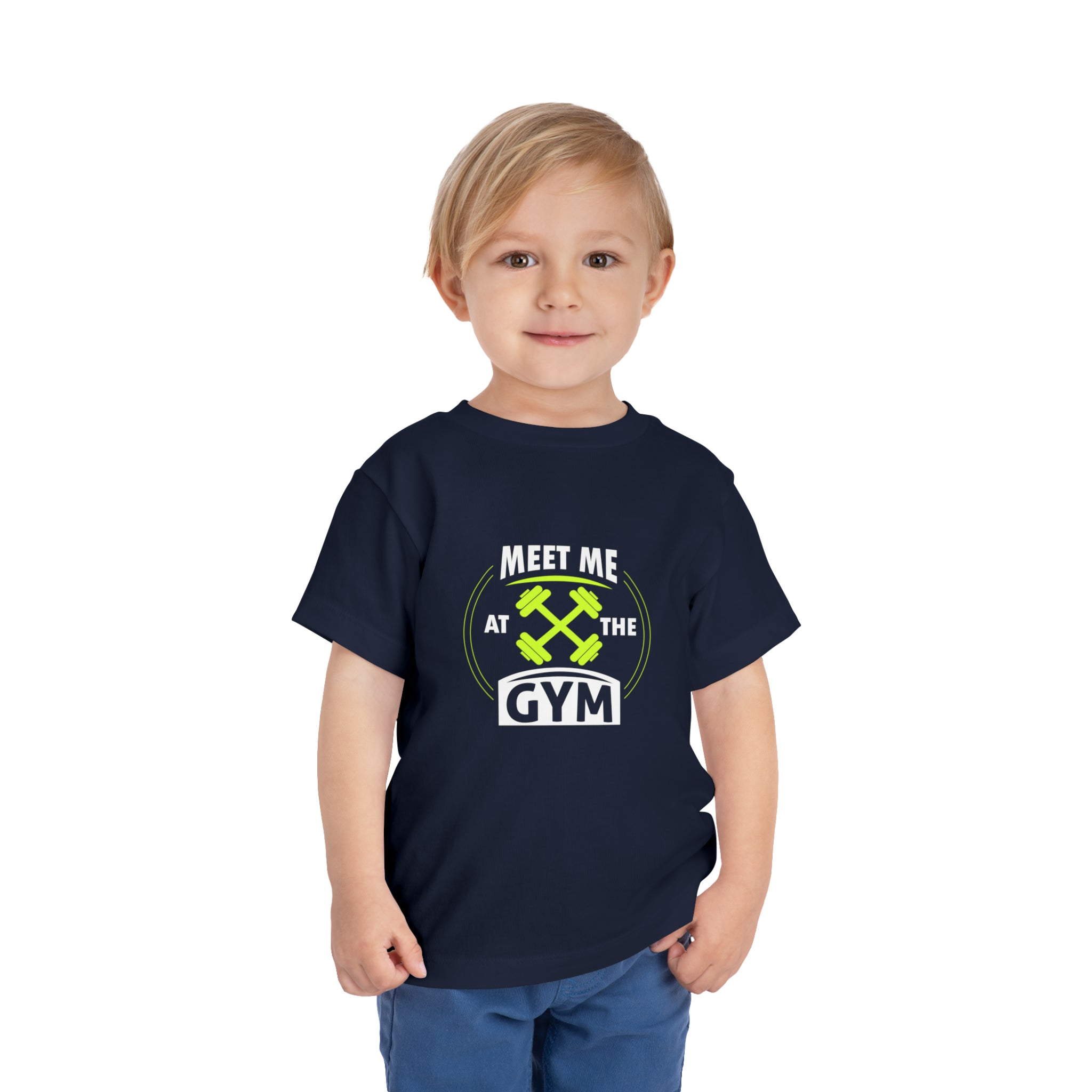 Rencontrez-moi au gymnase T-shirt pour tout-petits 