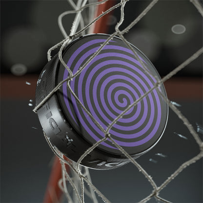 Hockey Puck - Spiral Strike Design