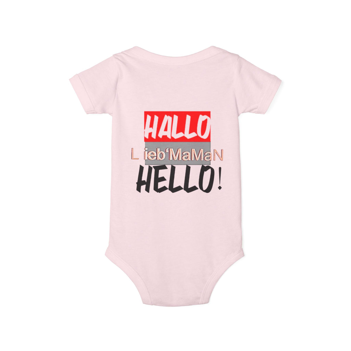 Hello Baby Bodysuit - Cute Multilingual Infant Jersey One Piece
