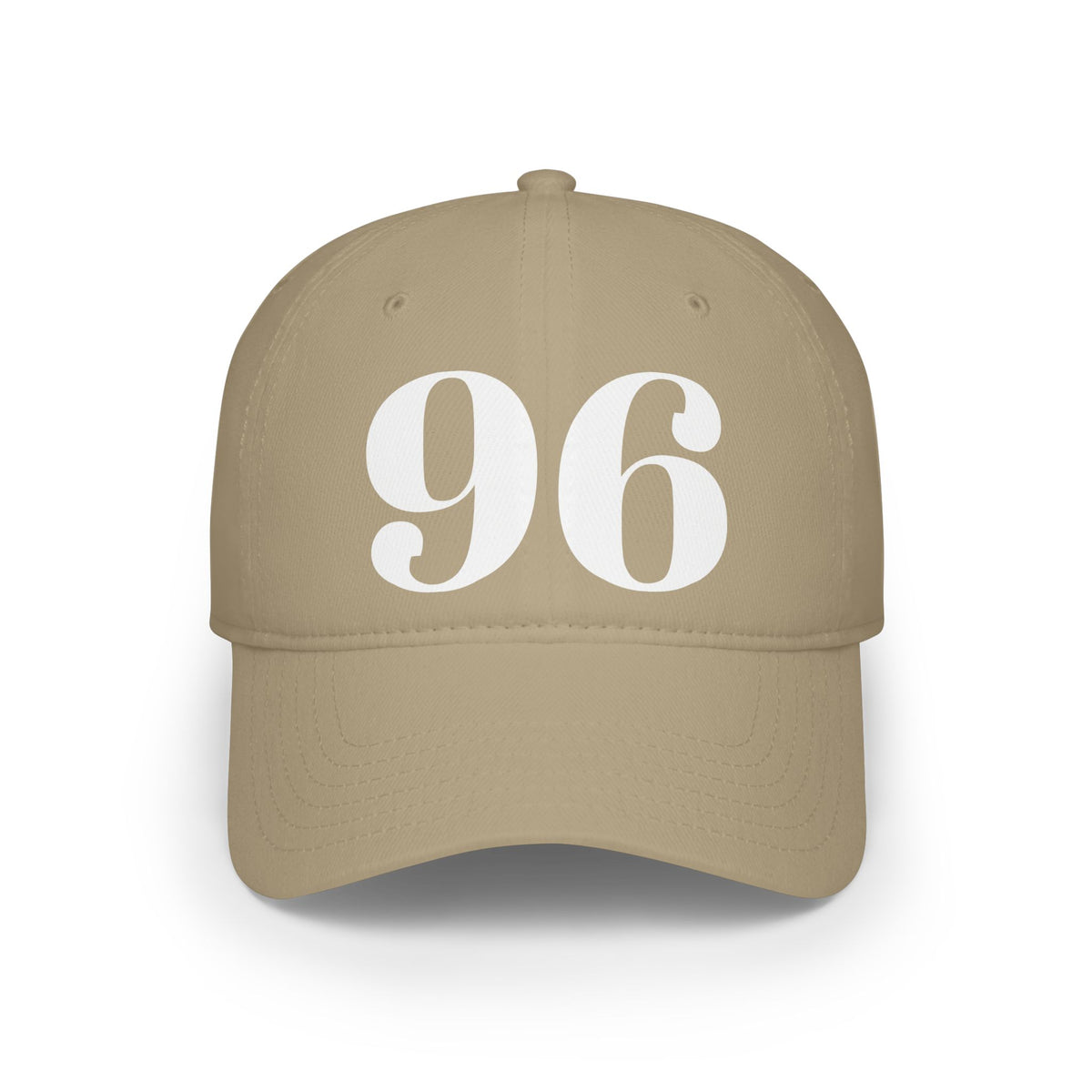 Vintage Red Baseball Cap with Bold '96' Design | Casual Sportswear