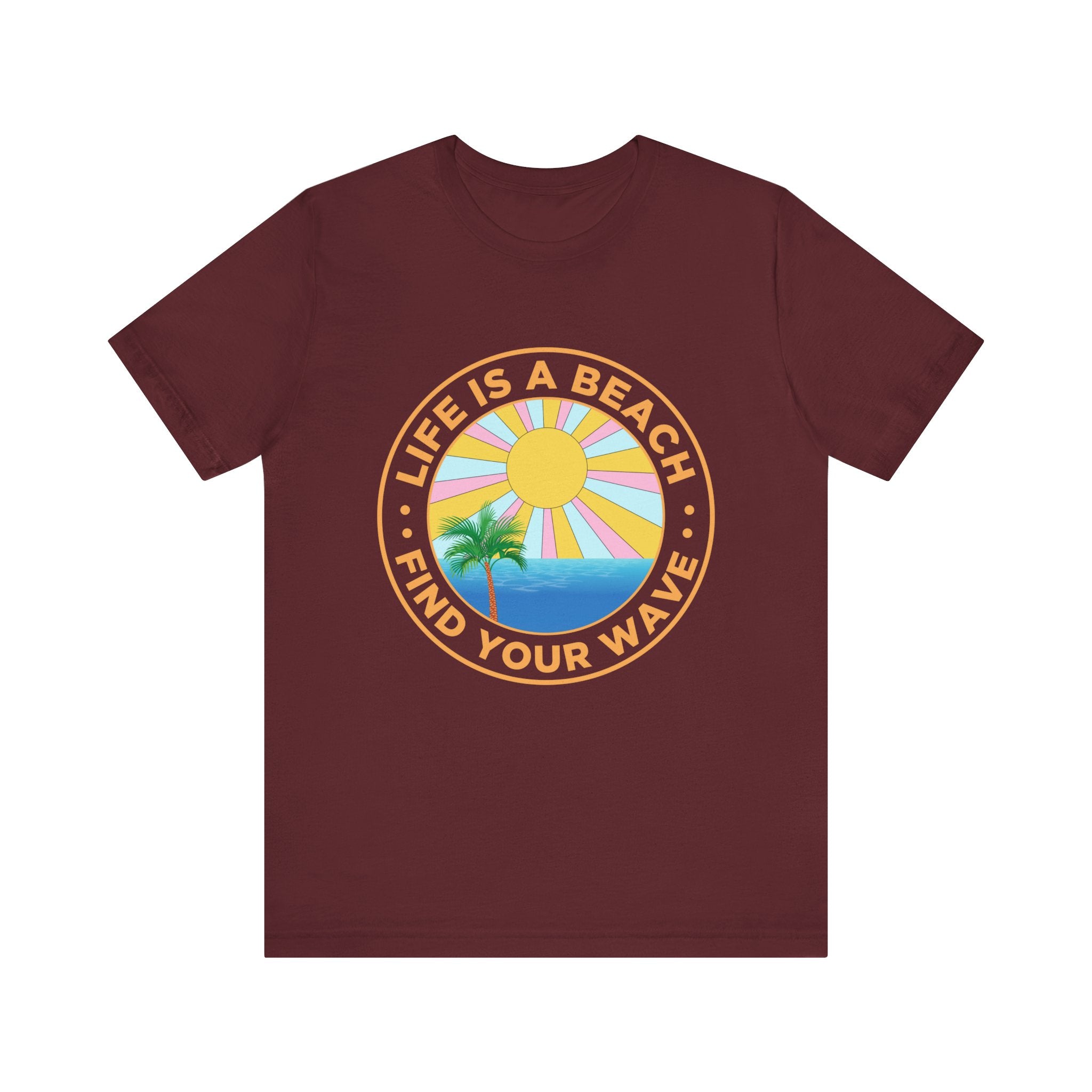La vie est un tee-shirt unisexe de plage 
