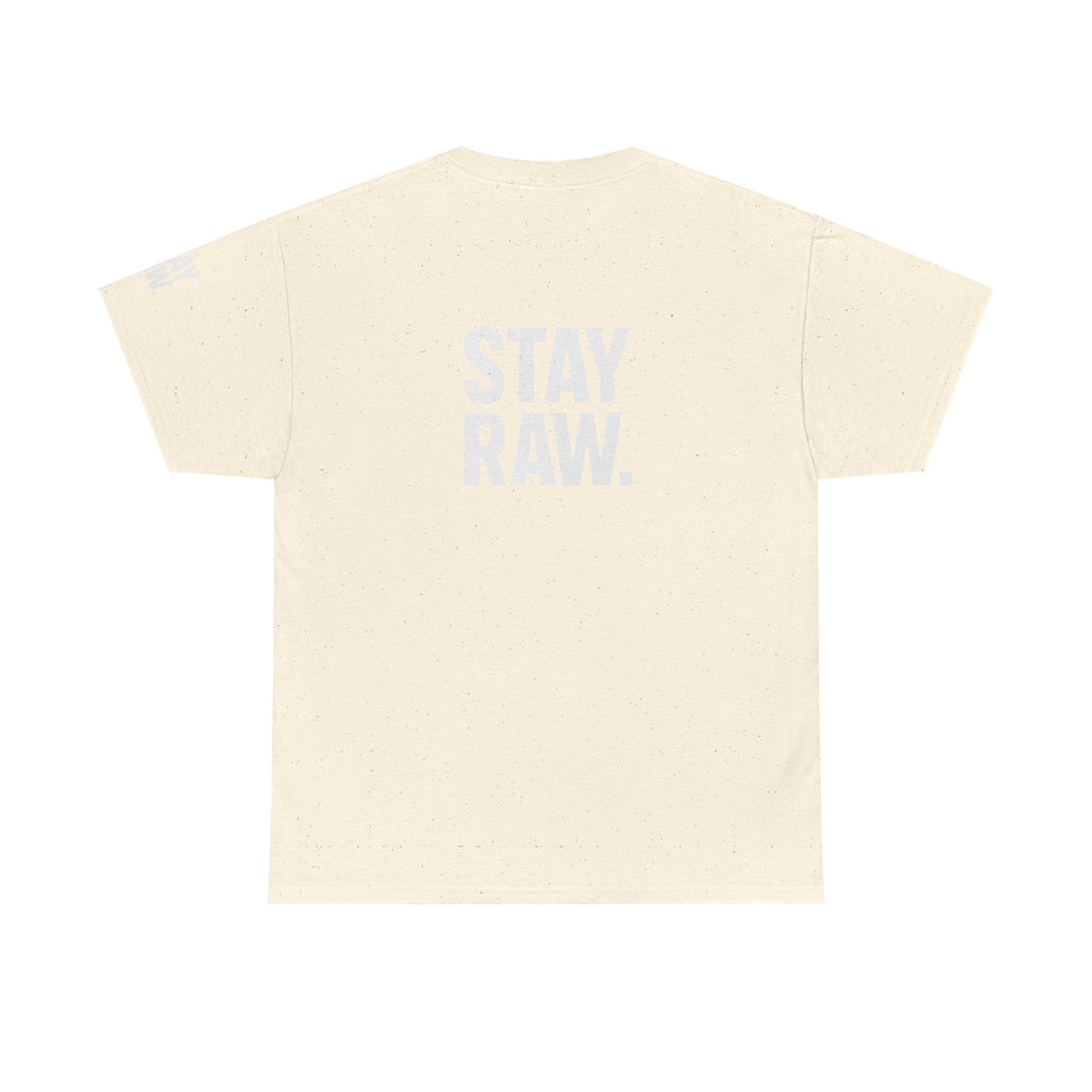 Raw Energy Unisex Tee - Stay Raw, Casual Wear, Street Style, Everyday Outfit, Graphic Tee, Gift for Him/Her Printify