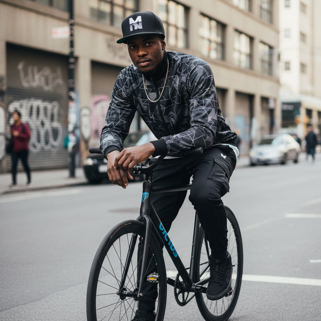 Stylish Embroidered Flat Bill Cap, Trend Snapback Printify